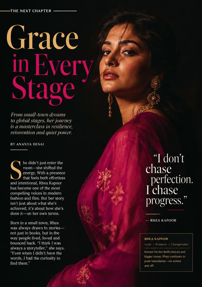 Editorial template preview